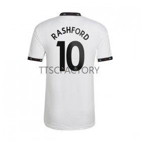 Fußballtrikots Manchester United Rashford 10 2022-2023 Kurzarm Auswärts-trikot kaufen